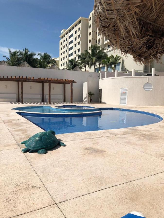 Amazing Caribbean Ocean View At Villas Marlin In Cancún Exterior foto