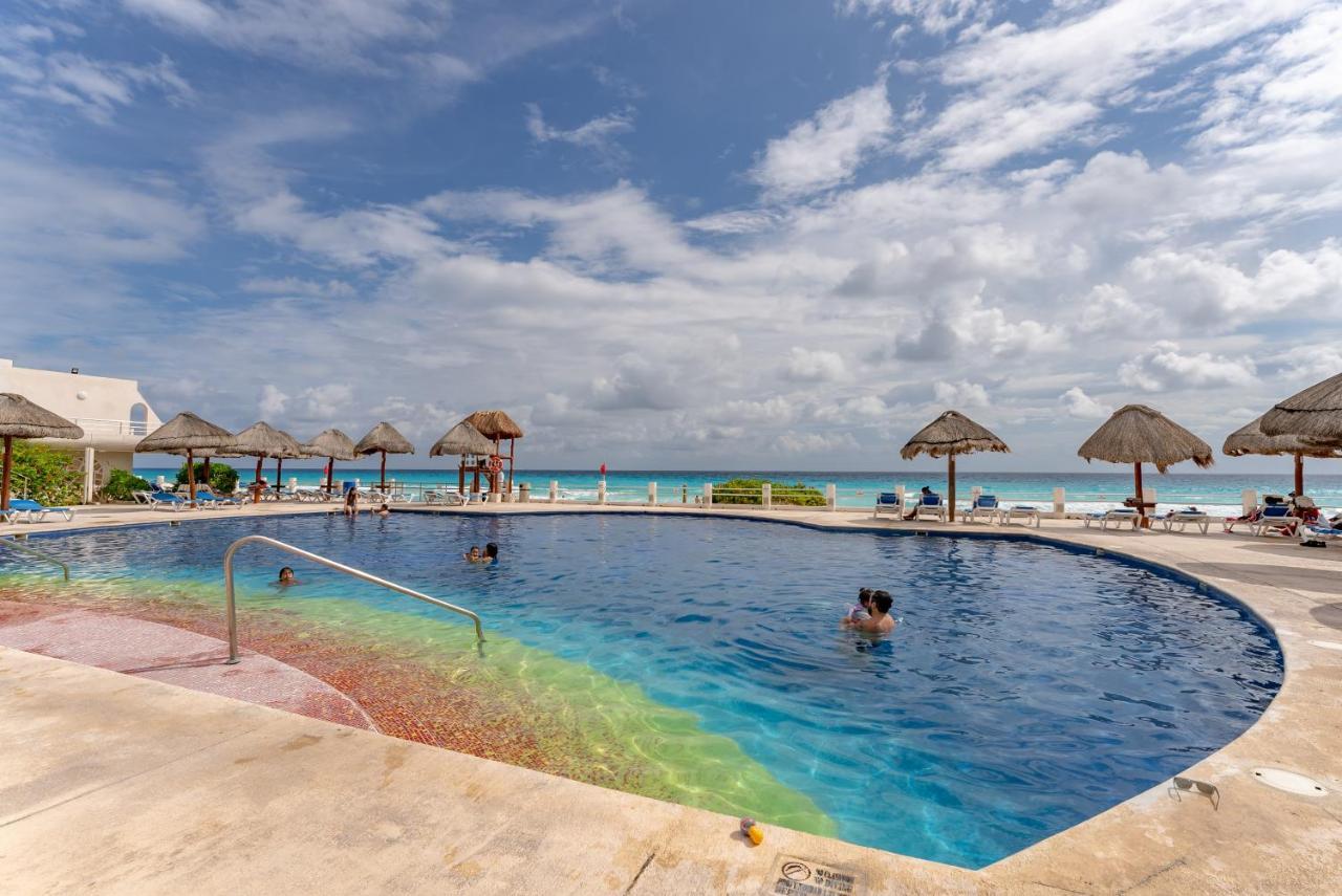 Amazing Caribbean Ocean View At Villas Marlin In Cancún Exterior foto