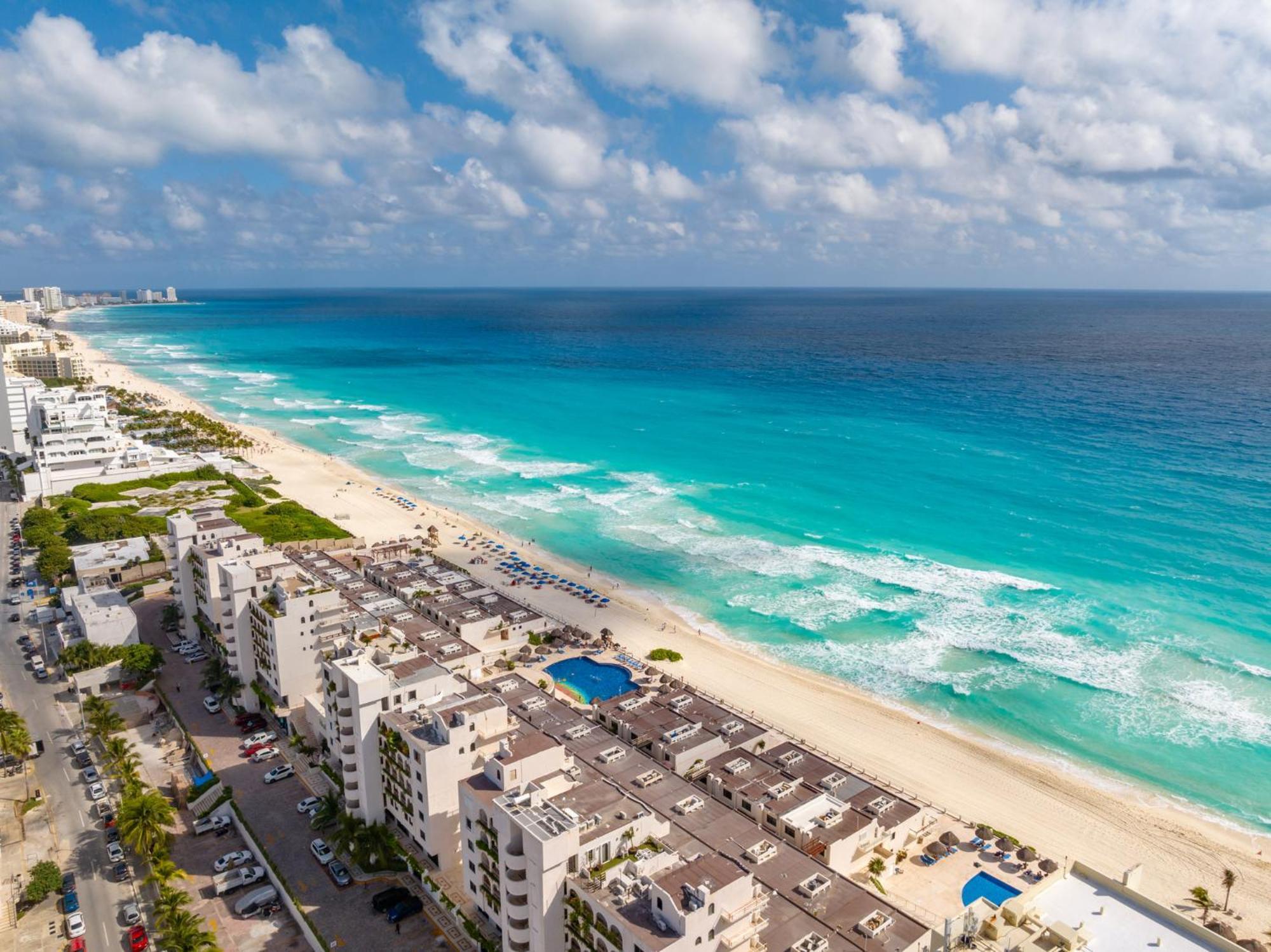 Amazing Caribbean Ocean View At Villas Marlin In Cancún Exterior foto