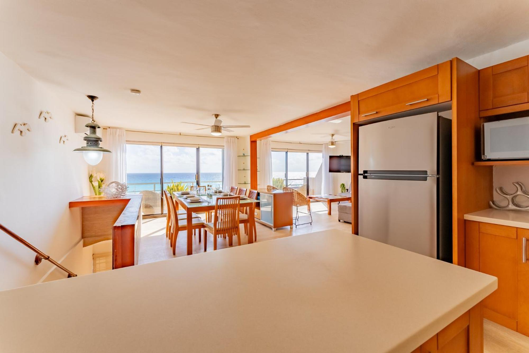 Amazing Caribbean Ocean View At Villas Marlin In Cancún Exterior foto